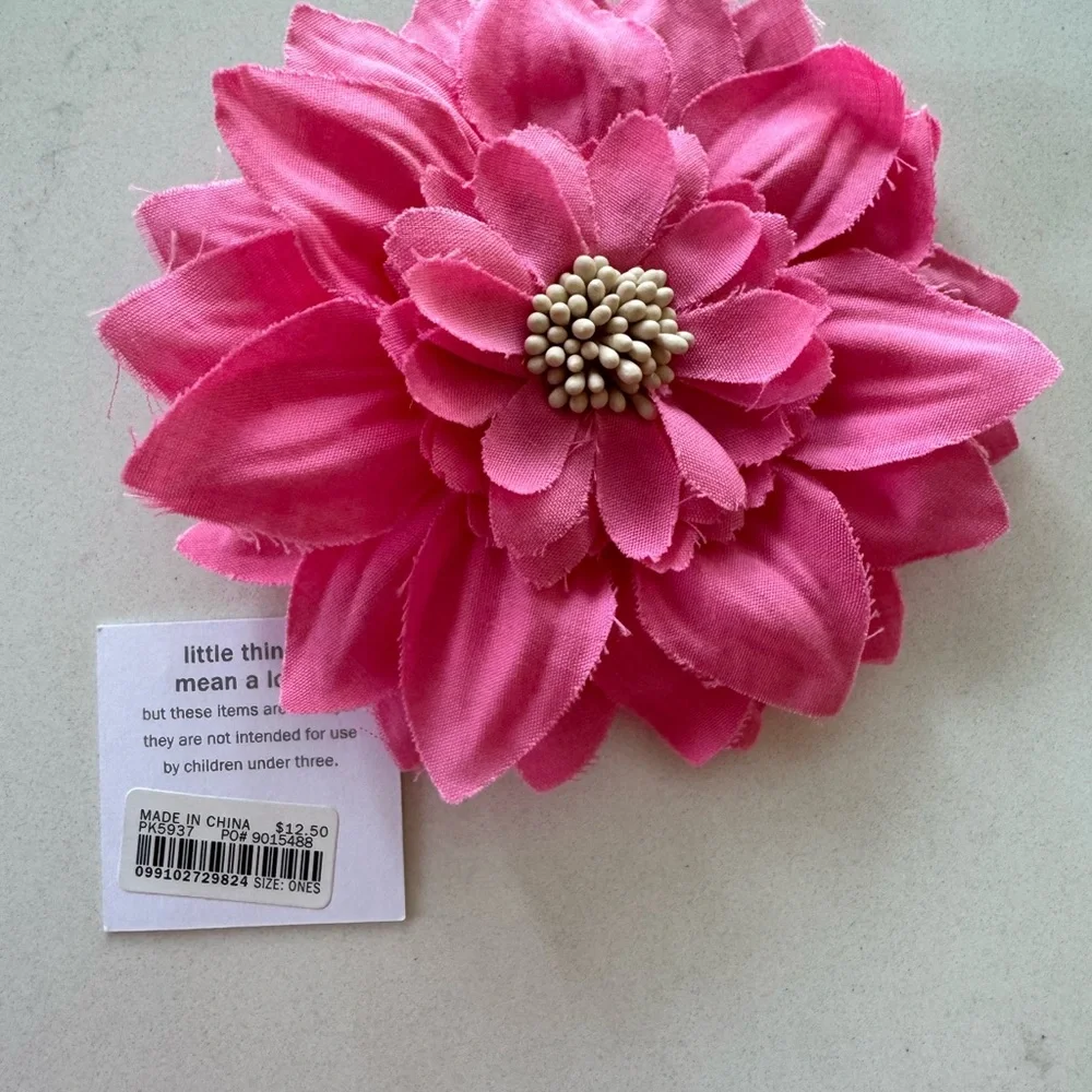 Crewcuts Vibrant Pink Flower Accessory *NWOT